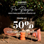 ¡Las Pre-Rebajas de @maisonsdumonde_es ya están aquí!