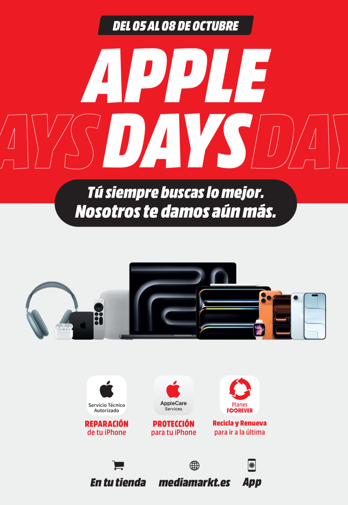 APPLE DAYS DEL 05 AL 08 DE OCTUBRE