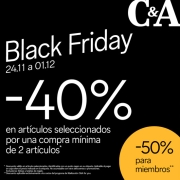 ¡Llega el Black Friday a C&A!