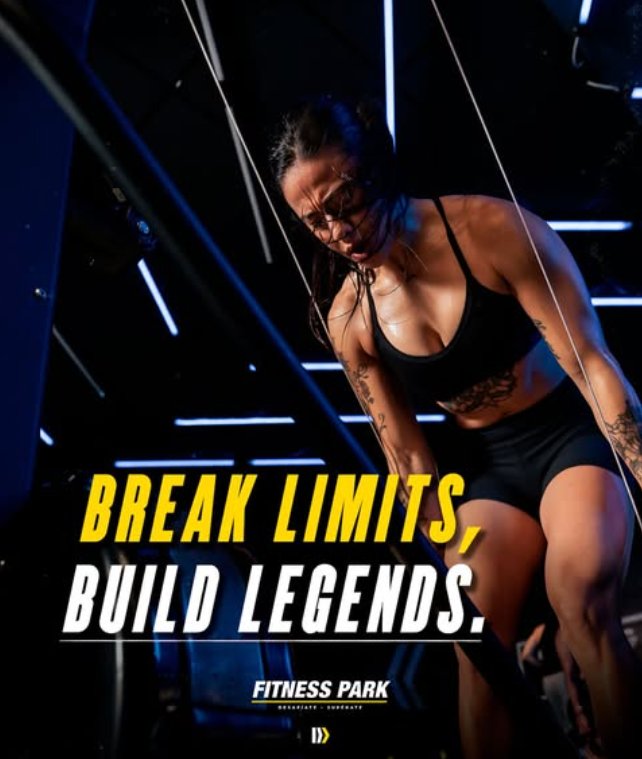 Rompe tus límites. Crea tu leyenda. En @fitnessparkcapuchinos