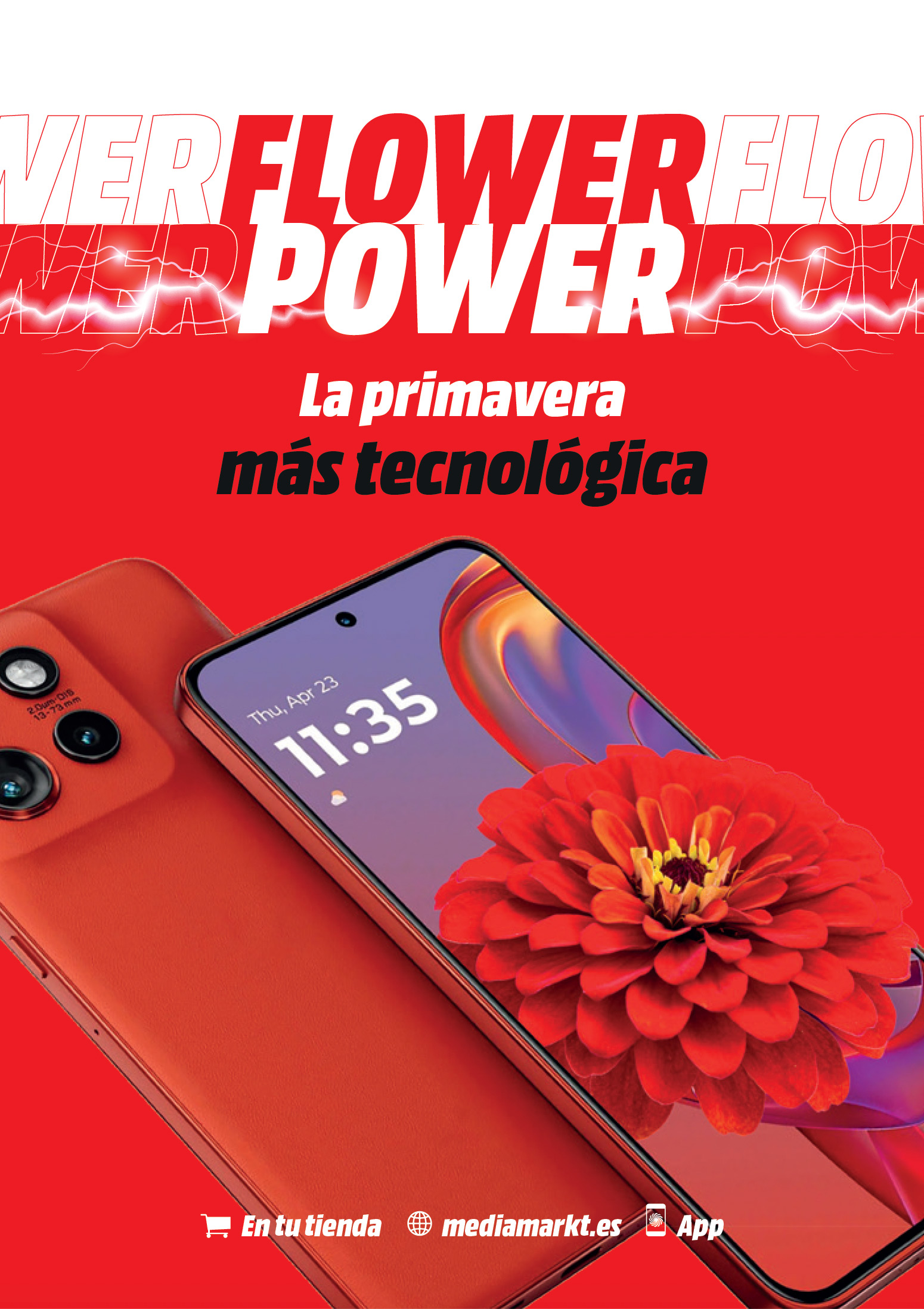 Flower Power en Media Markt
