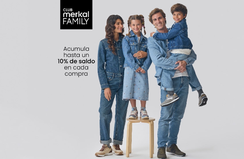 Únete a Merkal Family y acumula hasta un 10% de saldo en cada compra